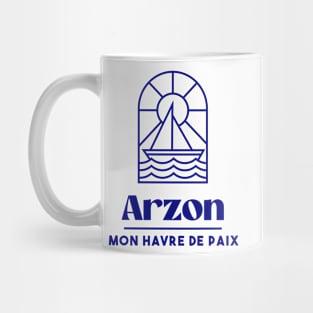 Arzon my haven of peace - Brittany Morbihan 56 Sea Holidays Beach Mug